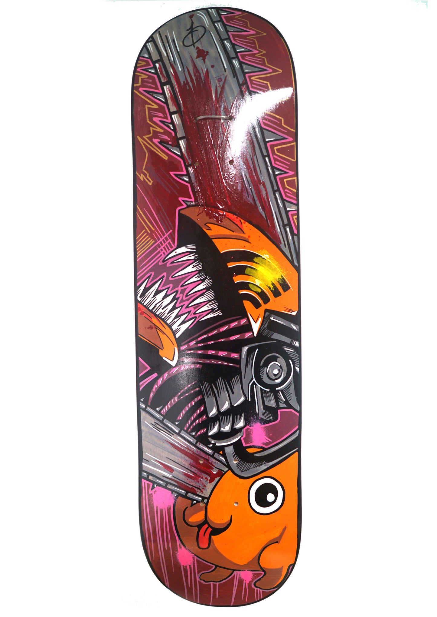 Chainsaw Man Surfskate Deck ART